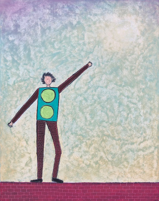 Green Man On A Good Music Day